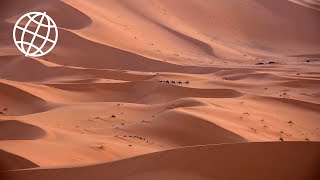 Erg Chebbi Dunes Merzouga Moroccan Sahara Amazing Places 4K [upl. by Okimik]