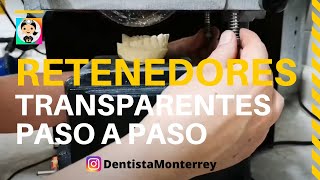 COMO HACER RETENEDORES TRANSPARENTES 👅 PASO a PASO dental [upl. by Steffin349]