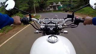 Interceptor 650 cornering  Stock exhaust sound  Raw video [upl. by Zanas]