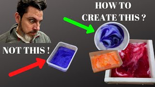 How to Create amp Keep Swirls in Epoxy Resin after its set  I Try The FREEZER METHOD ❄ [upl. by Enyar]