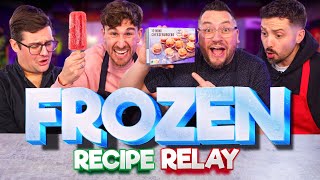 FROZEN INGREDIENTS ONLY Recipe Relay Challenge  Pass It On S3 E13 [upl. by Leffen]