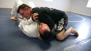 Side Control Lapel Choke Variation  Hassetts JiuJitsu [upl. by Brandtr]