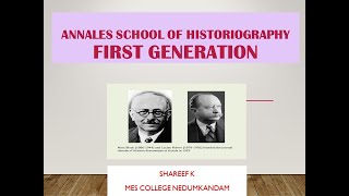 Annales historiography  First Generation [upl. by Genny]