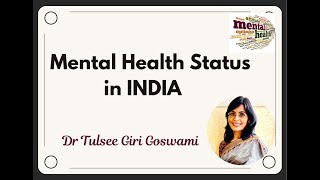 Mental Health Status amp Facts in India [upl. by Nylarahs]