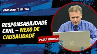 Pílula Jurídica Responsabilidade Civil  Nexo de Causalidade  Prof Renato Velloso [upl. by Aiotal]