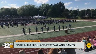 55th Annual Alma Highland Festival amp Games to take place Memorial Weekend [upl. by Atauqal]