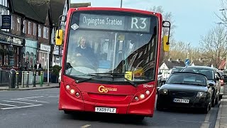 YX09 FLZGo Ahead London 09Reg ADL Enviro200Ex First London [upl. by Flann]