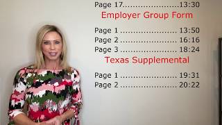 BCBSTX Employer Enrollment Form Instructions [upl. by Rick]