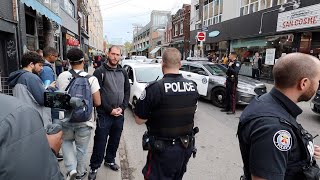 Christians assaulted without justice in Toronto preaching Kensington market [upl. by Akimahs]