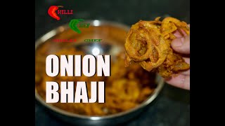 Onion Bhaji recipe by Chilli Chef [upl. by Aicnetroh]