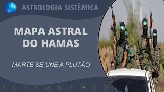 MAPA ASTROLÓGICO DO GRUPO HAMAS  MARTE SE UNE A PLUTÃO [upl. by Llertnod796]