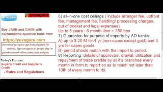 BUYERS CREDIT AND SUPPLIERS CREDIT RULES BY VISHAL MANTRI 9960560404 [upl. by Rosenthal513]