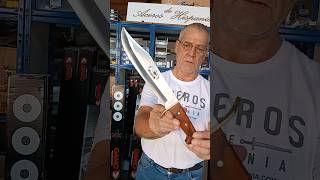 Cuchillo Bowie Cowboy acerosdehispania knife elalamo [upl. by Kreiker264]