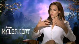 Angelina Jolie  Maleficent Interview [upl. by Anaicul73]