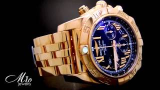 Mens Limited Edition Breitling Navitimer Chronomat 44 18k gold Automatic Watch [upl. by Hopper]