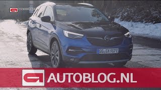 Opel Grandland X Hybrid4 rijtest [upl. by Tupler15]