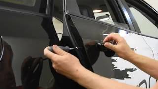 How to remove a DOOR HANDLE front  back Opel  Vauxhall Astra  Corsa 20062015 [upl. by Bohlin539]