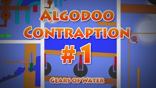 Algodoo contraption 1  Gears of Water [upl. by Rosemary]