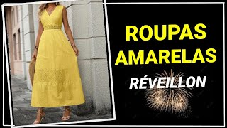 50 Roupas Femininas Amarela para Arrasar no Revéillon  Dicas de Moda Feminina e Tendências ❤️ [upl. by Astto365]