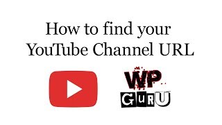 How to find your YouTube Channel URL [upl. by Eudoca798]