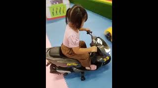 Naik Motor Patroli Di Playground 🥳  shortvideo playground motormini [upl. by Sully]