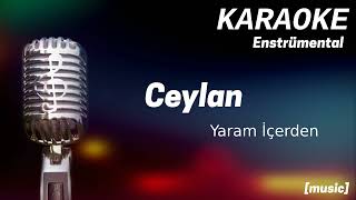 Karaoke Ceylan Yaram İçerden [upl. by Notreb]