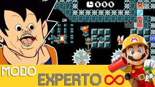 APARECE NIVEL 99 DESTRUYE VIDAS  EXPERTO INFINITO NO SKIP  SMM2  ZetaSSJ [upl. by Budge]