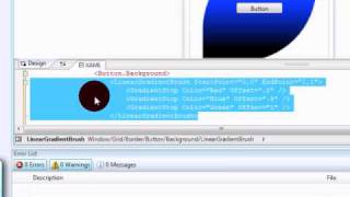 C wpf tutorial1 part 2 drop shadow and gradients [upl. by Mirielle]