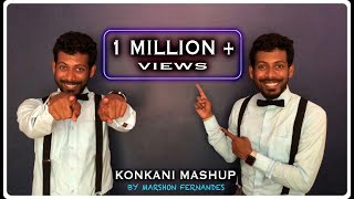 Konkani Mashup  All Time Konkani Hit Songs  One Beat 15 Songs  Famous Old Konkani Songs [upl. by Ardnuek]