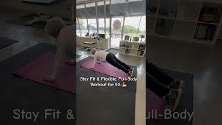 Fit and Fabulous After 50 Try PushUp Inchworms with Toe Touch posture fullbody [upl. by Ssej]