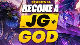 5 Steps To Become A JUNGLE DIFF GOD In Season 14 [upl. by Basilio]