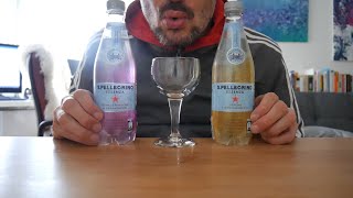 ASMR Drinking Sounds – Italian Water – San Pellegrino Flavored Water [upl. by Crysta448]