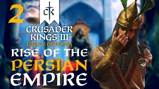 QUEST TO BECOME THE FLAME OF PERSIA Crusader Kings 3  Legacy of Persia Campaign 2 [upl. by Llemij]