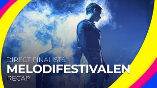 Melodifestivalen 2023 Sweden  Direct Finalists  RECAP [upl. by Seif357]