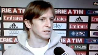 Ambrosini da dellInfame a Chiellini IbraStorari Prova Tv 09022012 [upl. by Annanhoj780]