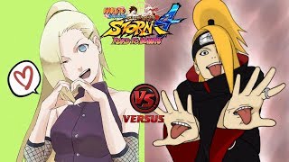 Ino Yamanaka vs Deidara  NSUNS4 Latino [upl. by Certie817]