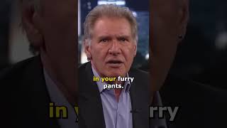 Harrison Ford STORMS OUT On Jimmy Kimmel starwars harrisonford hansolo shorts chewbacca [upl. by Clerc]