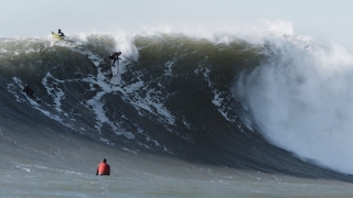 This Might Be the Prettiest Footage of Surfing Giant Mavericks Weve Ever Seen  The Inertia [upl. by Wallinga]