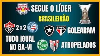 BRASILEIRÃO  DOMINGO DE GOLEADAS  TUDO IGUAL NO BAVI [upl. by Gasperoni]