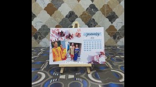 Desk Calendar  Calendar 2023  Handmade Calendar Ideas  Calendar Design  Customized Calendar [upl. by Bambi]