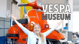 Fantastic Vespa Museum  Tuscany Italy  Piaggio ROCKS 🏍 [upl. by Yelahs]