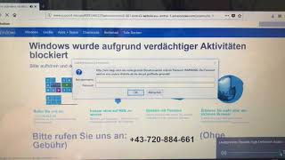 Aus Sicherheitsgründen wurde Ihr Windowssystem blockiert  Trojaner entfernen Windows 10 [upl. by Nelyk]