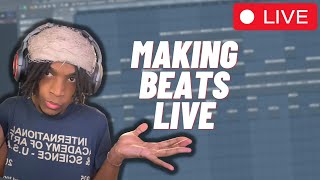 FASTEST PRODUCER MAKING BEATS LIVE [upl. by Aicilaf909]