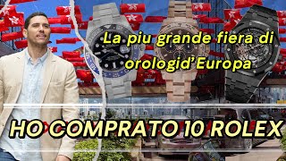 La più grande fiera d’orologi d’Europa orologi e diamanti da Monaco di Baviera Negoziazioni live [upl. by Hannus]