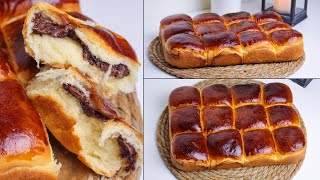 هادا هو البريوش لي ديروا بيه حالة في رمضان 🌙 خفيف بزااف معمر شوكولا ما يتشبعش 😋 Brioche au chocolat [upl. by Ahsienel]