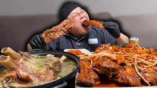 내 얼굴만 한 골프채 갈비찜 갈비탕 먹방│Big Size Galbijjim Galbitang Mukbang Eatingshow [upl. by Alfred]