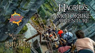 Hagrids Magical Creatures Motorbike Adventure Roller Coaster On Ride HD POV Islands of Adventure [upl. by Burnard]