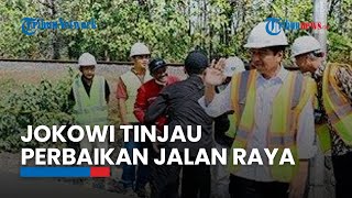 Jokowi Tinjau Perbaikan Jalan Raya SurakartaGemolongPurwodadi Konstruksinya Lebih Kokoh [upl. by Quincy]