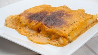 Canelones de perlón con velouté de calabaza  Karlos Arguiñano [upl. by Acnayb]