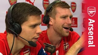 Per Mertesacker amp Wojciech Szczesny UnClassic Commentary [upl. by Nine]